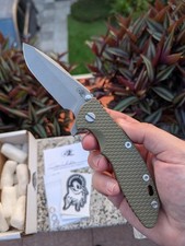 Rick Hinderer XM-18 3.5" Spanto S45VN G10 OD Green/Battle Bronze
