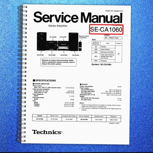 Technics ca1060 stereo - technics,
