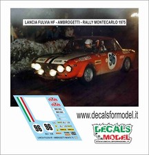 DECALS 1:43 LANCIA FULVIA HF