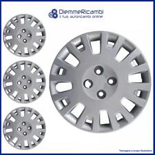 SERIE 4 BORCHIE - 4 COPRICERCHI COPPE RUOTA 15 PER FIAT FIORINO DAL 2008->