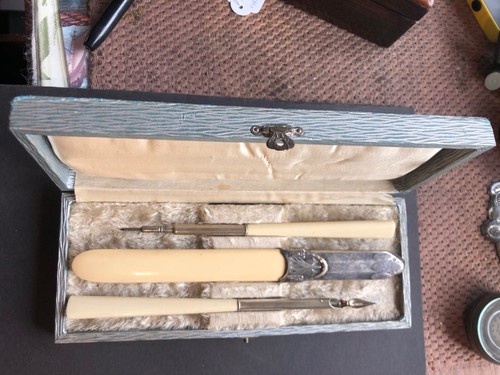 Vintage art deco - writing, set