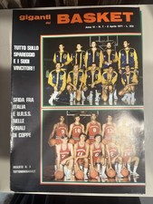 rivista I GIGANTI DEL BASKET 2 aprile 1971 italia urss pallacanestro