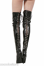 Stivali Alla Coscia in PVC