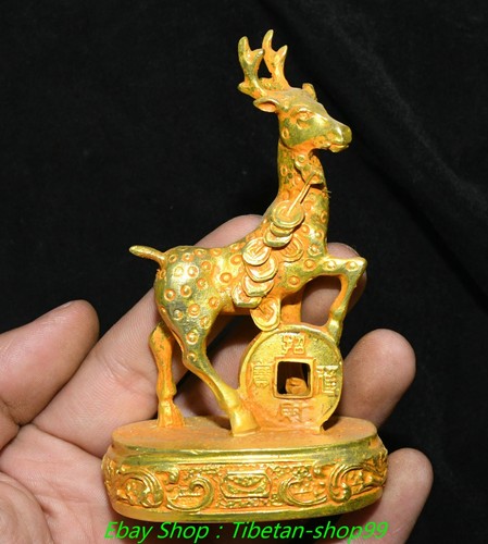 Scultura statua animale cervo