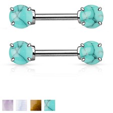 Pair of Semi Precious Stone