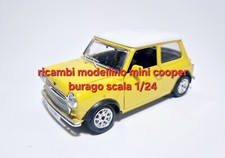 ricambi modellino auto burago mini cooper scala 1/24 da collezione 1:24