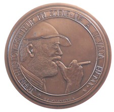 U.S.A. JOHN HUSTON Film Maker numero 36 di un'edizione di 100 rame 80mm