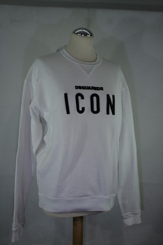 Felpa icon dsquared bianca - icon,
