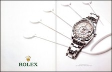 Pubblicità ROLEX Sky-Dweller stampa originale 2014 2 pagine!!
