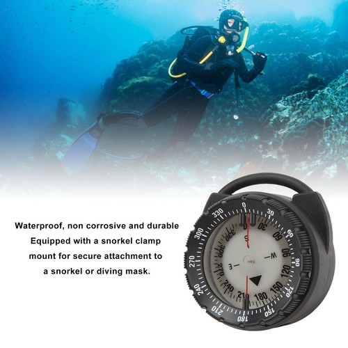 50m bussola subacquea - (nero),