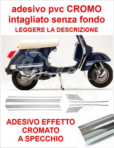 Kit adesivi vespa cromo - adesivi,