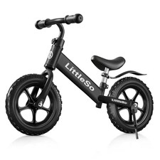 LittleSo Kick Bike da 14 pollici senza pedali per bambini con supporto per età 3-8