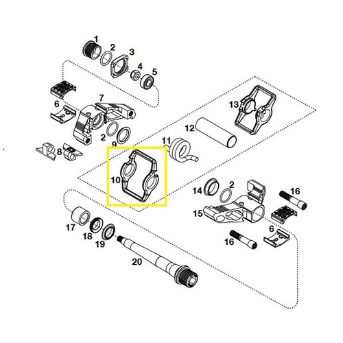 Crankbrothers pedal wing ala - pedal,
