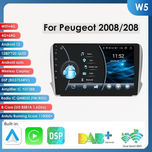 Per peugeot 208 - 208, 10.1"