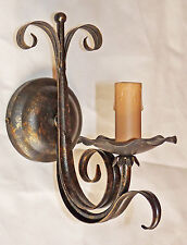 Applique per stanza da letto lampada da parete rustica in ferro battuto art.137