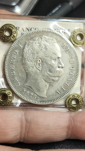 Lire umberto 1878 - 5, rara