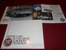 1980 FIAT BROCHURE SPIDER 2000