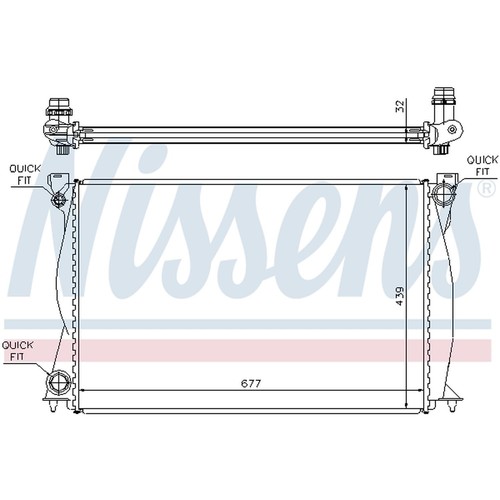 Nissens radiatore - ✅,