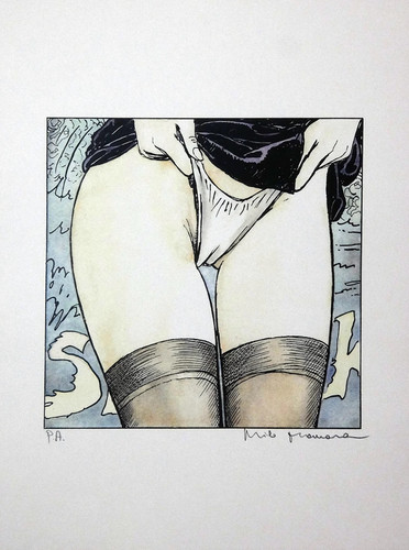 Milo manara litografia - manara,