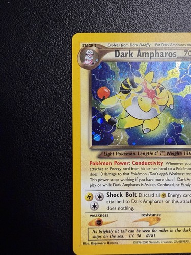 Pokemon dark ampharos 105 - dark,