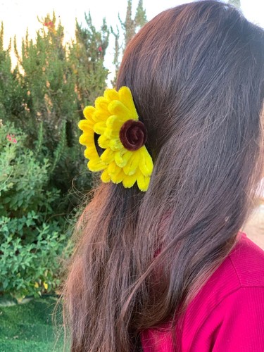 Fermaglio per capelli floreale