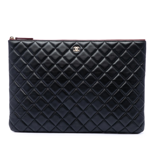 Chanel large matelassé cuir - large,
