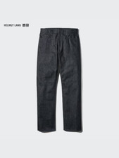 Jeans uomo Helmut Lang x Uniqlo taglio classico denim taglia 32 x 32 - Nero - NUOVO