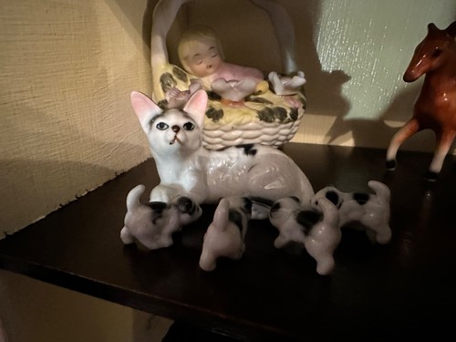 Porcellana mamma gatta - mamma,