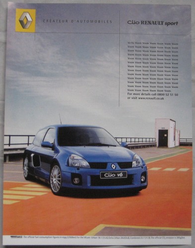 2003 renault sport - renault, clio