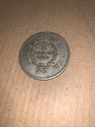 Stati uniti dollaro 1851 - stati, 1