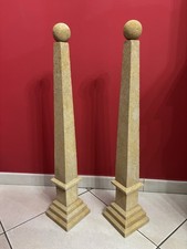 Coppia obelischi pietra - coppia,