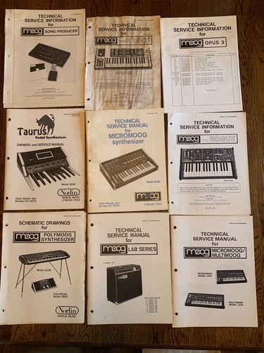Moog sintetizzatori manuali - moog,