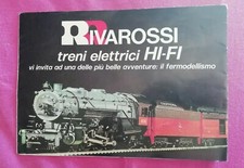 DEPLIANT RIVAROSSI TRENI ELETTRICI FERMOMODELLISMO HI-FI  1977