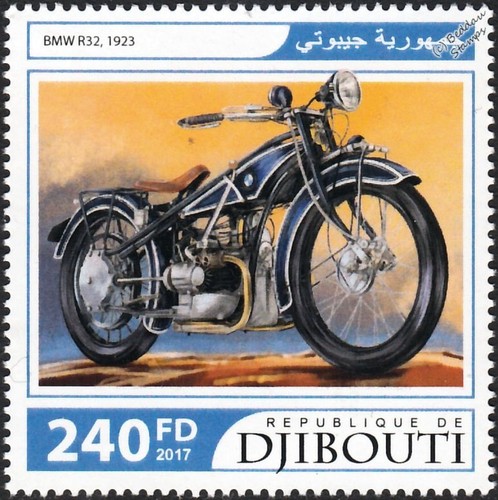 Timbro moto epoca bmw r32 - timbro,