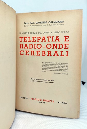 Giuseppe calligaris telepatia - calligaris.,