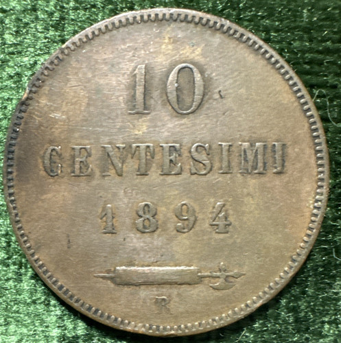 1894 san marino centesimi - 1894-r, 10