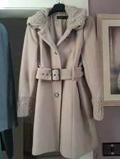 Cappotto Donna Zara Lana Beige