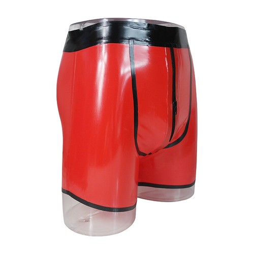 Boxer uomo lattice rosso gomma