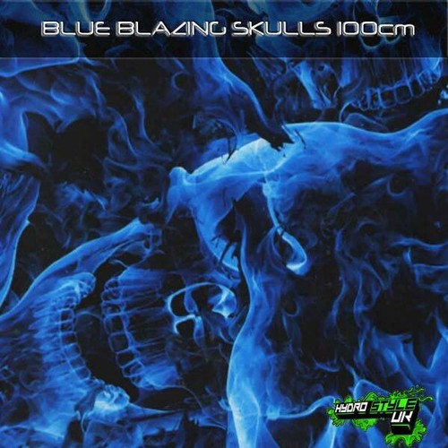 Rolled blue blazing - -, skulls