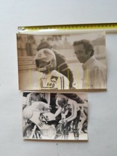 Giacomo Agostini anni 70 lotto 2 foto professionali epoca originali 