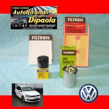 KIT TAGLIANDO AUDI A1 VW POLO 6R SEAT IBIZA IV 2014> 1.4 TDI KIT 4 FILTRI
