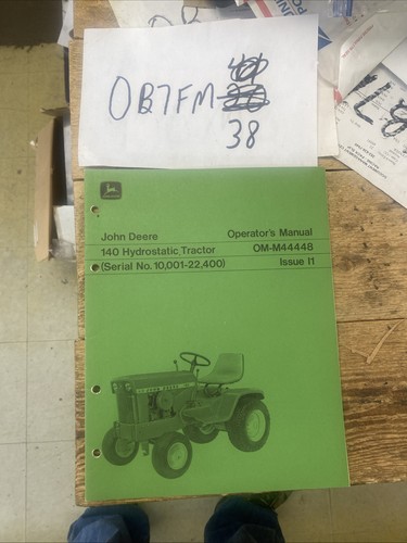 Manuale originale john deere - manuale,