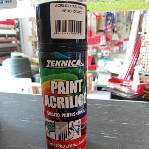 Smalto spray acrilico nero - ,