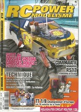 RC POWER MODELISME N°19 COMP. NOVAROSSI RS12 STANDARD/JP BLACK / GROSSES ROUES