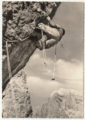 Rocciatori sulle dolomiti - sulle,