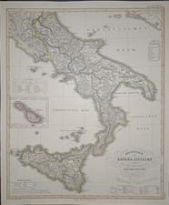 Antica carta Sud Italia