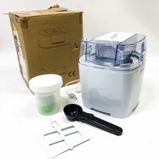 FOOING macchina per gelato gelatiera 1,5 L con manopola (da 5 a 30 minuti),