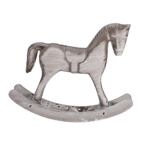 Statua cavallo dondolo in - di,