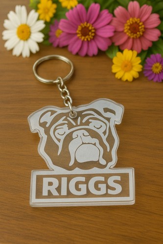 Personalised bulldog dog pet - bulldog,