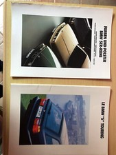 Depliant catalogo BMW Serie 5 E34 Touring + catalogo colori/interni del 1991